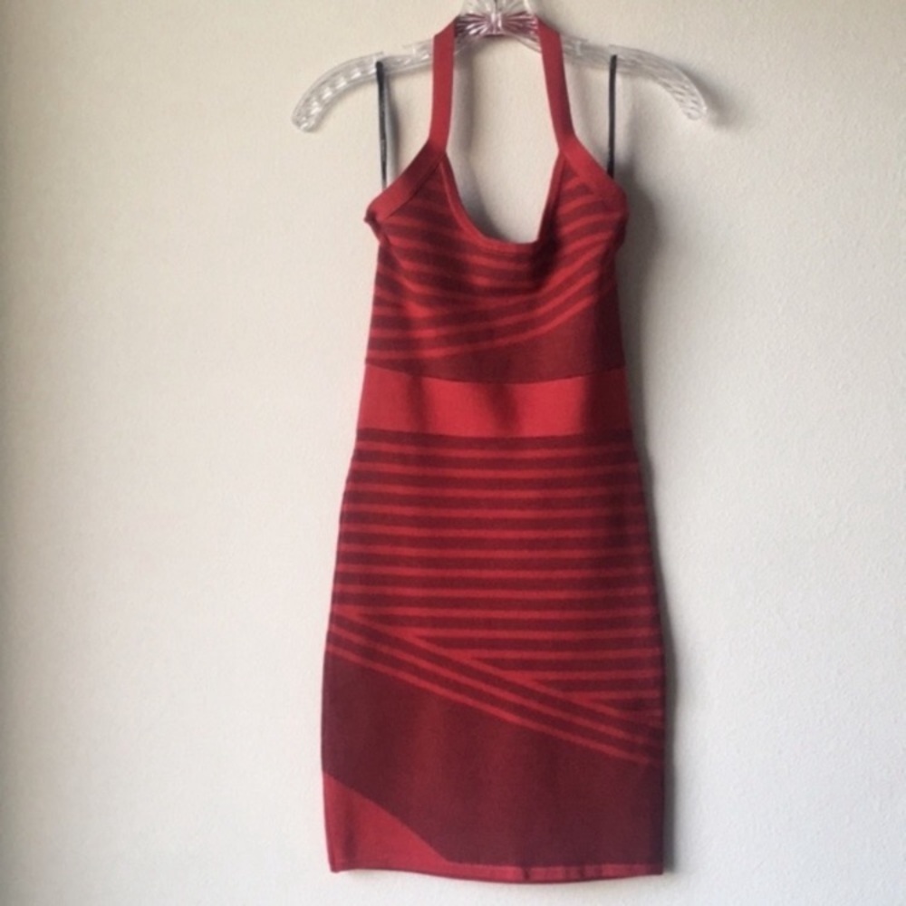 NWT Bebe Red Bodycon Dress